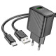 Hoco CS21A Charging Adapter With USB Type A to Type C Cable (18W) 